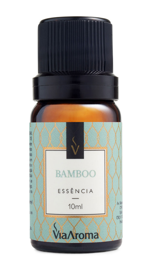 Embalagem de Essência 10ml Clássica Bamboo, da marca Via Aroma