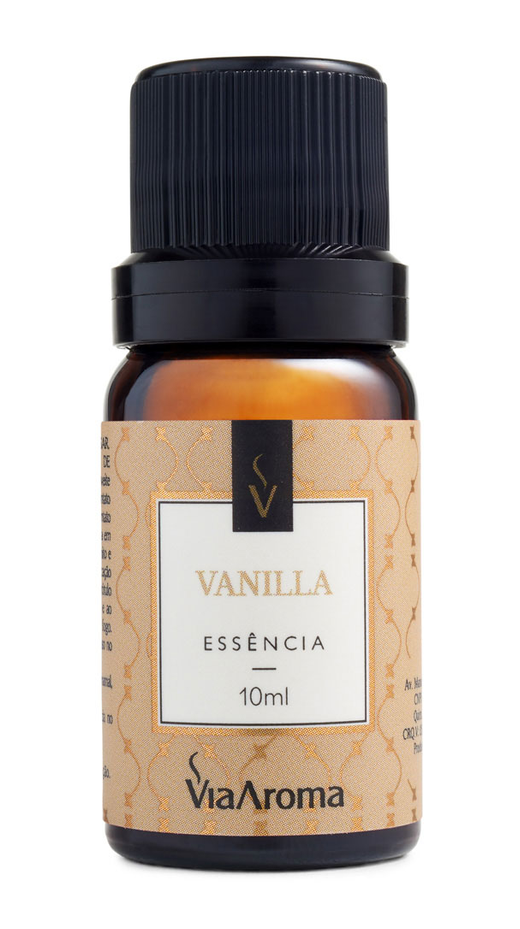 Embalagem de Essência 10ml Clássica Vanilla, da marca Via Aroma