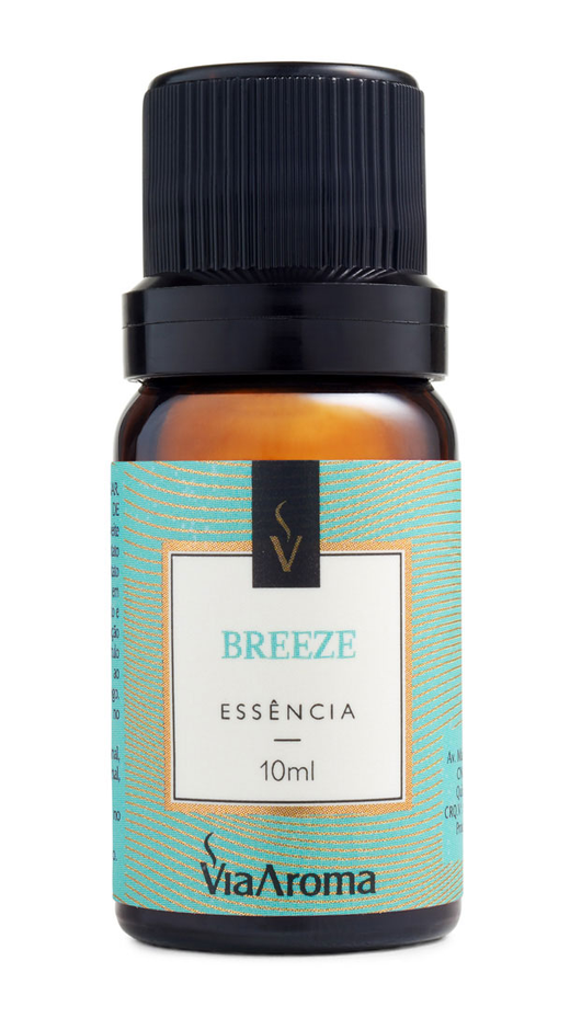 Embalagem de Essência 10ml Clássica Breeze, da marca Via Aroma