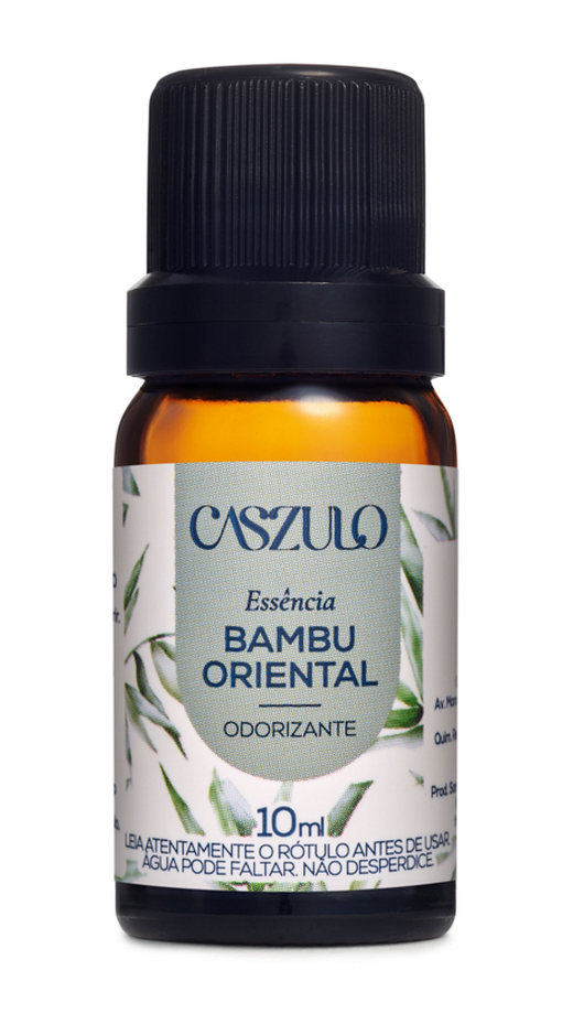 Embalagem de Essência Caszulo 10ml Bambu Oriental, da marca Via Aroma